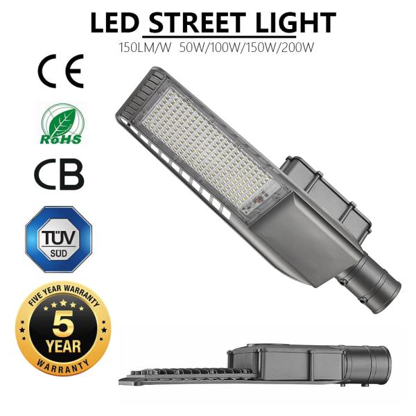 100w 150w Solar LED Parking Lot Lights Ip66 LED Shoebox Street Light