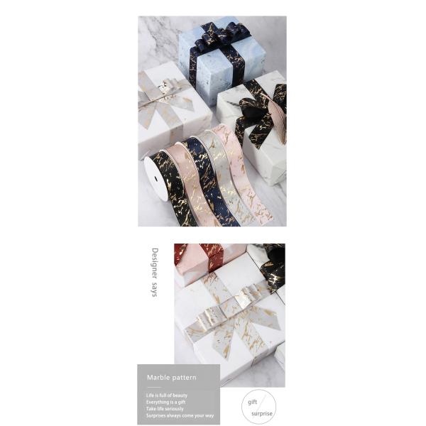 Ribbon Satin Logo Soild Color Birthday Gift Printed Ribbon