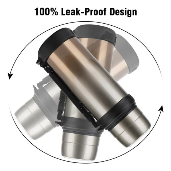 600ml 800ml 1000ml Stainless Steel Vacuum Travel Pot Customized Logo