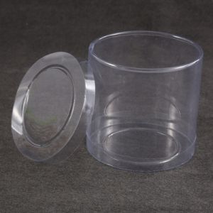 Clear Cylinder Tube Plastic Containers Pvc Cylinder Tube With Lid