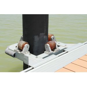 Floating Pontoon Floating Dock Pile Guide Aluminium 6061 T6 Material Pile Cap