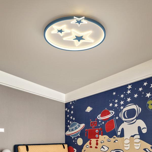 Modern Acrylic Round blue Ceiling Lights For Living Room Bedroom star Ceiling Lights(WH-MA-279)