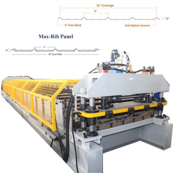 Buy Chain Driven Ag Roof Panel Roll Forming Machine 220v at wholesale prices