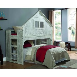 modern bunk bed pine wood