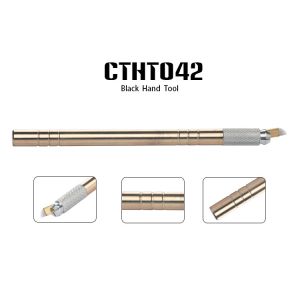 Gold Hand Manual Tattoo Pen Eyebrow Lips Eyeliner Microblading Pen