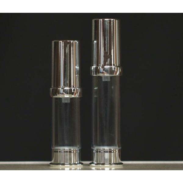 Cosmetic Liquid Foundation Pump , Refillable Airless Lotion Pump Without Straw