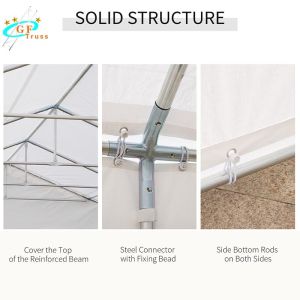 Transparent PVC Fabric 50m Width Marquee Wedding Tent