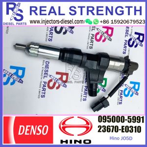injector 095000-5995 23670-E0310 23670-E0311 for HINO J05D UD TRUCK common rail