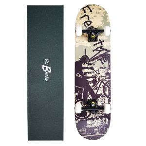 Cheap Complete Skateboard 7.75" X 31" Pro Street Skateboard Aluminum Alloy Truck