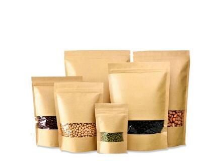 Customized Printing Aluminum Foil Kraft paper valve packaging zipper side gusset coffee bag