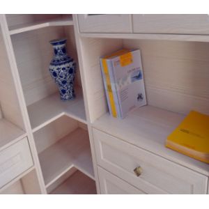 White Aluminium Fabrication Bookshelf Modern Bookshelf With glass