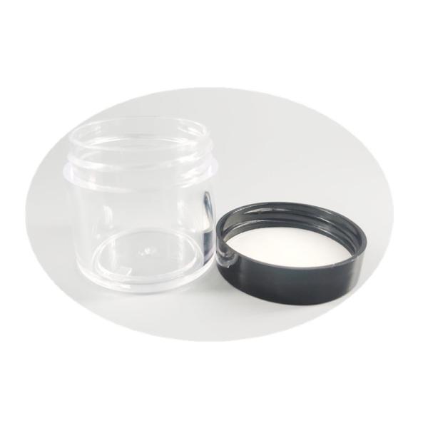 30ML Clear Plastic Eye SGS Cosmetic Cream Jar With Tip