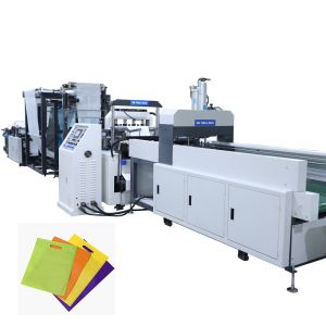 Automatic W Shaped Non Woven Bag Making Machine High Speed