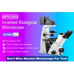 Quality 20x / 40x Annular Spot Inverted Optical Microscope Trinocular A14.2605 for sale