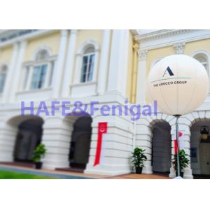 Event Advertising Tripod Decorative Moon Balloon Light LED 400W 600W 800W 130cm