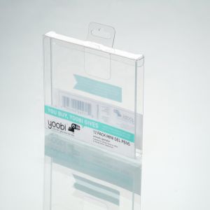 Anti Scratch PVC Embossing Printed Plastic Packaging For Pens