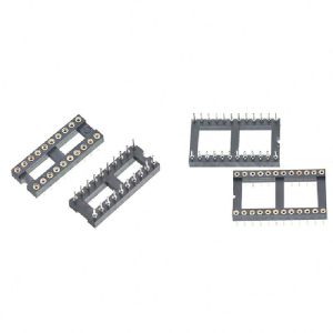 IC round hole socket chip test holder Adaptor pitch connector 8P 14P 16P 18P