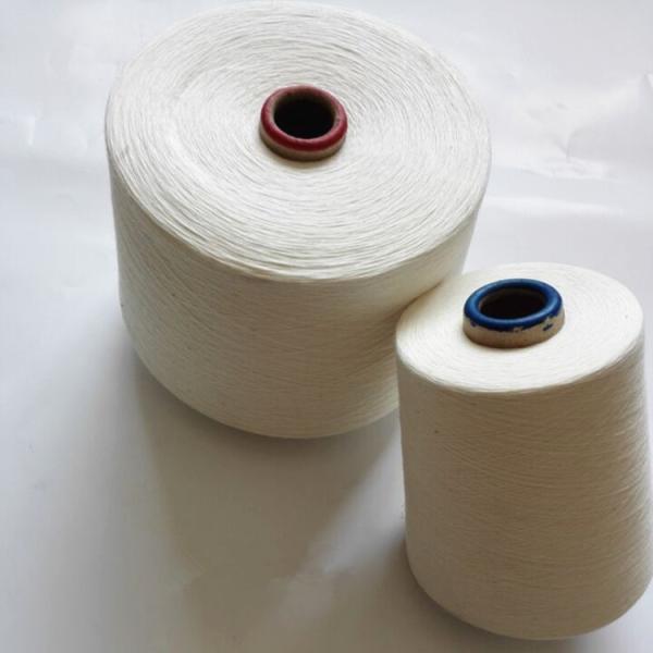 Vortex Polyester Knitting Yarn 21S , Fleece Fabric Use White 100 Spun Polyester Yarn