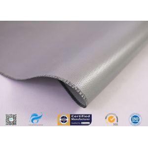 Thermal Insulation Alkali Free Fiberglass Fabric Coated With Silicone Rubber