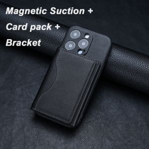 Compact Magnetic Closure Wallet With Slim Design RFID Blocking