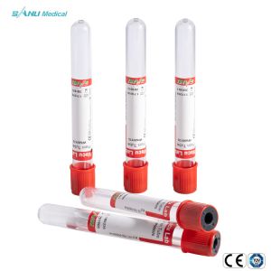 China Vacuum Plain Glass Blood Collection Tubes No Additive ISO Approved on sale