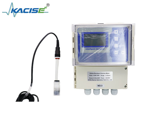 China Wall Mounted Residual Chlorine Meter with IP65 and IP68 Protection and 4-20mA Output for Free Chlorine Measurement on sale
