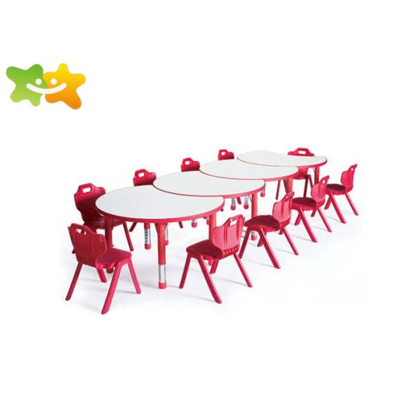Buy Ergonomic Kindergarten Classroom Tables High Safety Solid One Piece Construction at wholesale prices