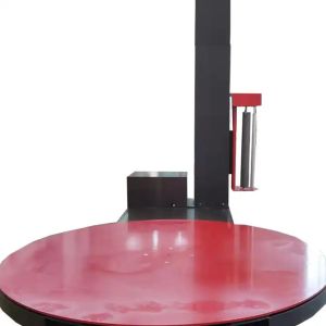 Automatic Conveyorized Turntable Stretch Wrapping Machine Pallet Stretch Film