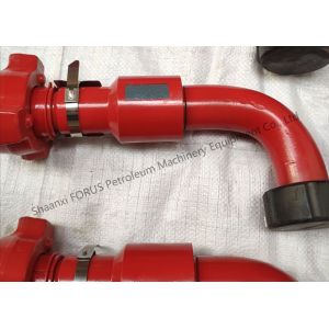 Quality 1 Inch 30 Type Alloy Steel Forged Swivel Joint API 16C For Oilfield Drilling Red Colour for sale