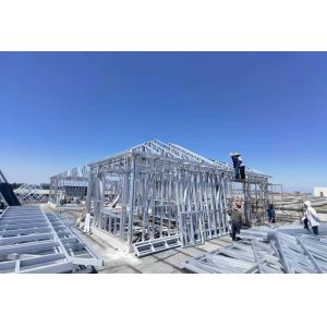 Sustainable Light Gauge Steel Villa Prefabricated Modern Steel Structure Homes