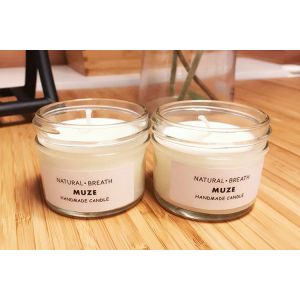 Round Glass Cylinder Candle Holder / Small Glass Candle Holders