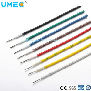 Electric Tinned Copper Conductor Silicone Rubber Sheath Fiberglass Braided Cable