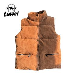 Leisure Crop Top Bubble Vest Polyester Utility Cotton Utility Sleeveless