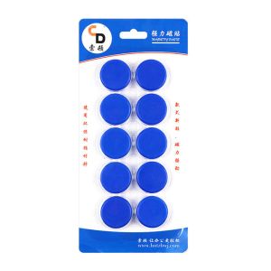 Round Plastic Coated Magnets Fashionable Appearance OEM Service