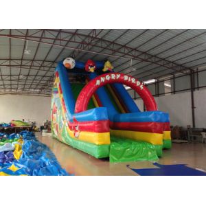 Inflatable Crazy Bird Toddler Water Slide , Attractive Jumping Castle Water