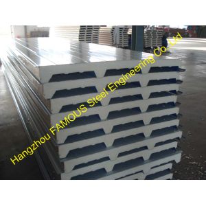 Cold Room Corrugated EPS Sandwich Metal Roofing Sheets Wall Panels