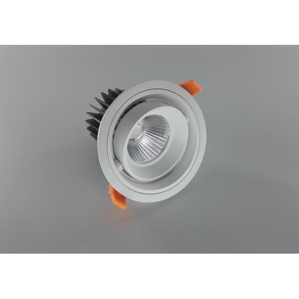 Buy Matt Black Recessed Adjustable COB LED Down Light 32W / Round LED Downlight at wholesale prices