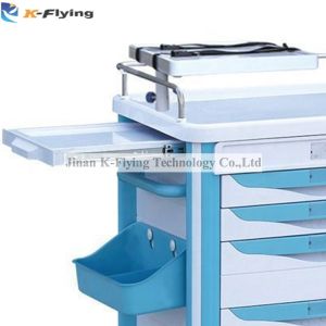 ABS Hospital Emergency Medical Trolley With Five Drawers