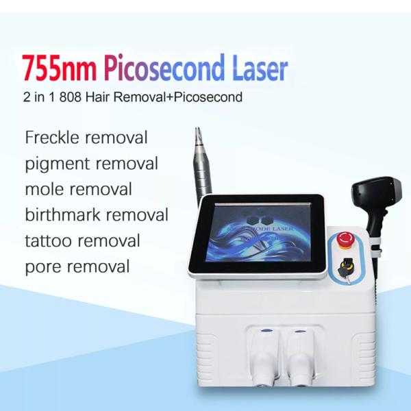 Picosecond Q Switched Tattoo Removal Diode Laser Hair Removal Machine