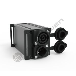China 3MFX-TOP Breakout Box for Outdoor AC Electrical Applications Power Splitter Power Connector TRUE1 Output Powercon Socket on sale