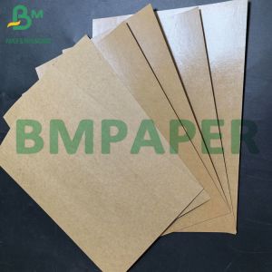 300g+18g PE Single Side Coated Greaseproof Unbleached Kraft Paper
