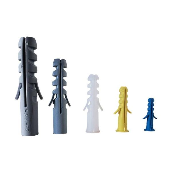 Buy 10*50mm Gray Plastic Insulation Anchors Wall Plug Polyethylene at wholesale prices
