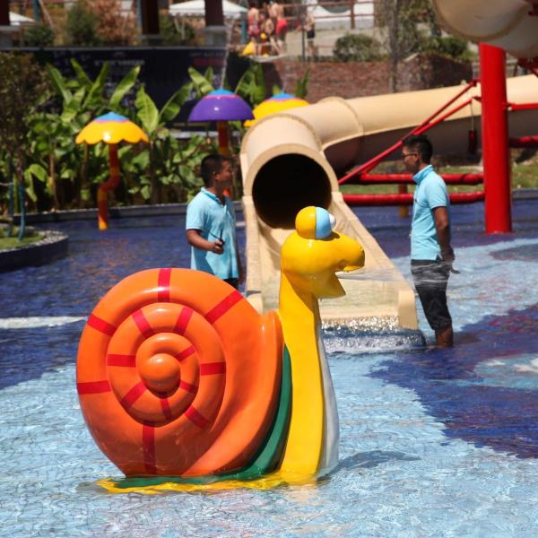 Buy Commercial playground equipment Funny Spray Snail Spray Aqua Play at wholesale prices