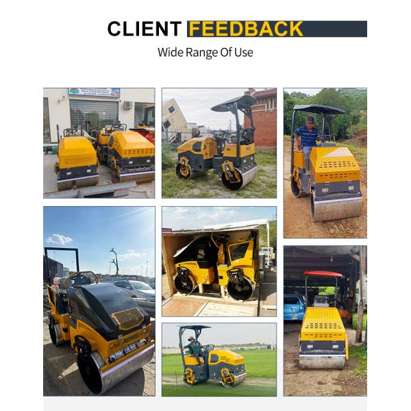 High Quality 1 to 10 Ton Vibratory Roller Compactor Single and Double Drum Asphalt Pedestrian Roller for Construction Projects