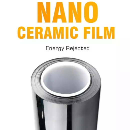 Anti Infrared 1.52 * 30m Size Anti UV Auto Glass Protection Film For Car Side Window