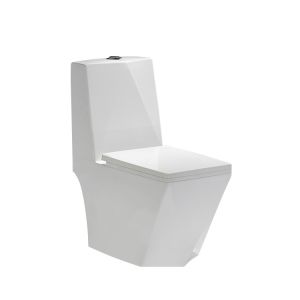 Luxury Gravity Flushing Conjoined Toilet Bathroom Ceramic One Piece Western