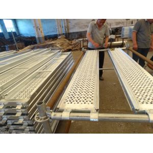 Quality Pregalvanized aluminum scaffold planks boards for Ringlock Scaffolding for sale