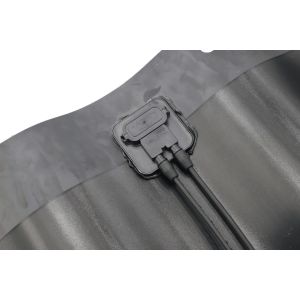 Thin Film Curved Solar Roof Tiles BIPV Solar Tile Shingles In Black Golden Red