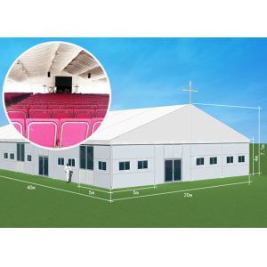 Quality Modular Large 40x60m Church Tent With Sandwich Wall for sale
