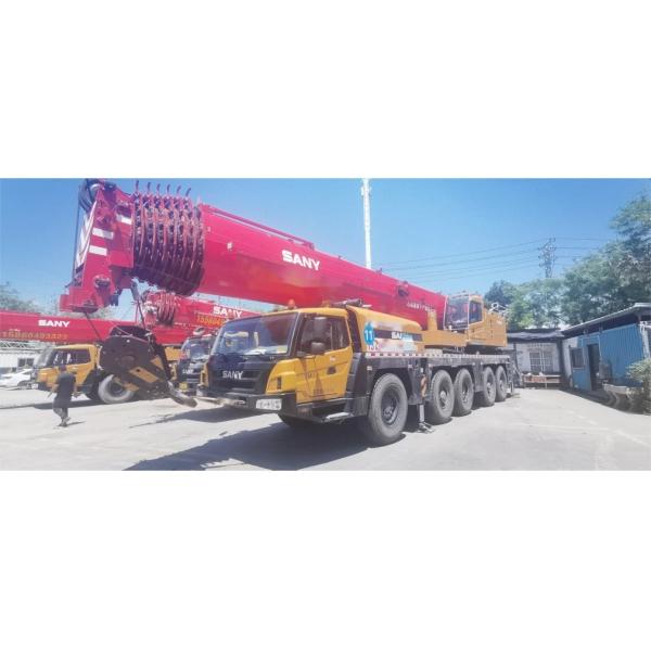 2022 Model SAC2000c8 Used Hydraulic Truck Cranes 200 Ton Truck Crane With Two Engine